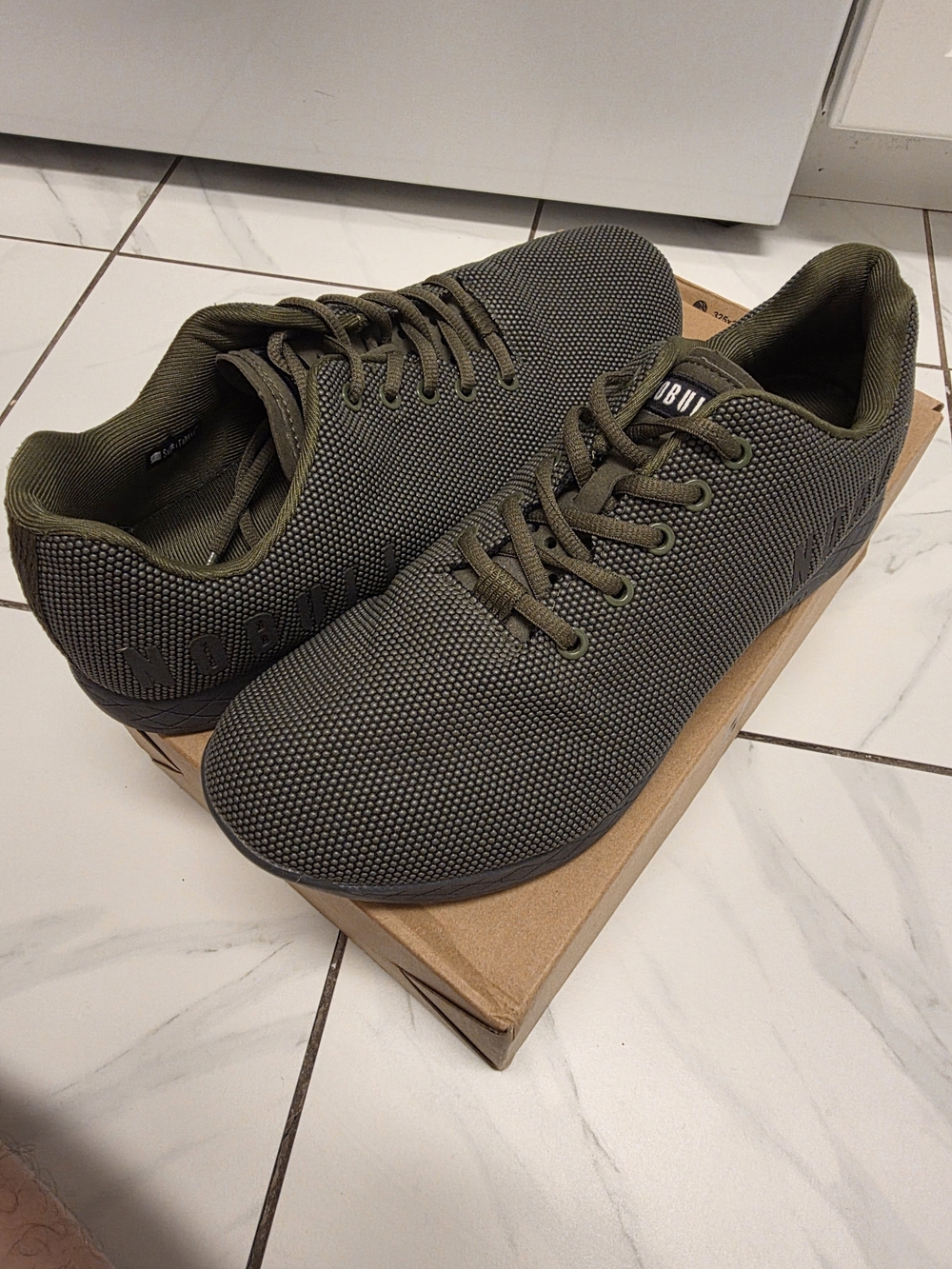 Men's Olive Green NoBull Cross Training Sneakers